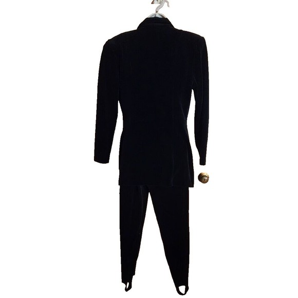 Vintage Cache Studded 2 Piece Jacket Jumpsuit Belted M - Picture 6 of 13